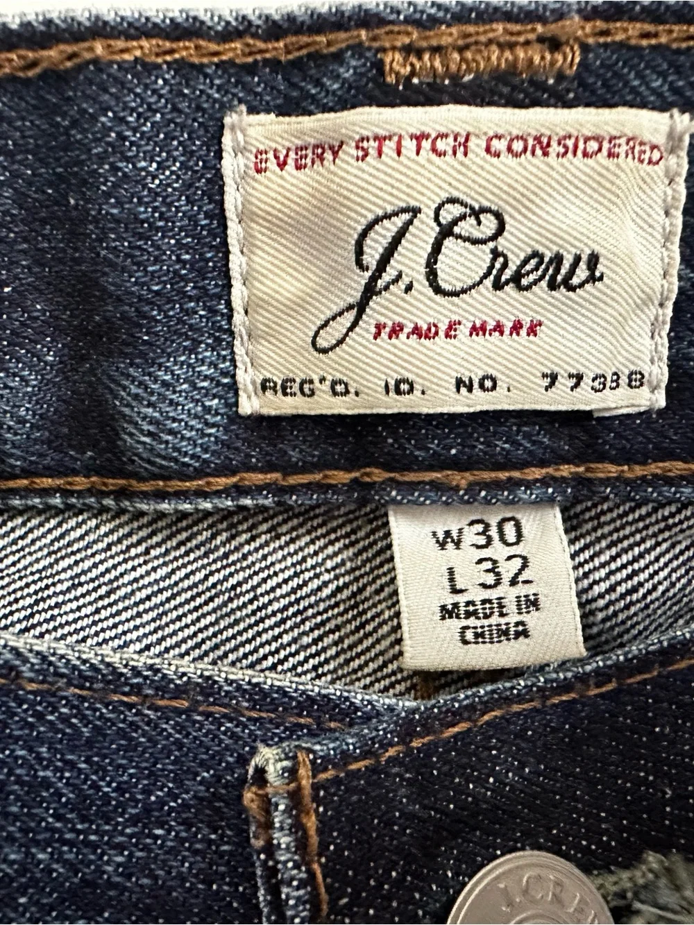 J.Crew 484 Slim Fit Jeans Men’s Dark Wash W30 L32